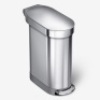 simplehuman 12 Gallon Slim Hands-Free Trash Can