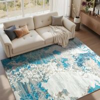 Abstract Washable Area Rug, 9 x 12