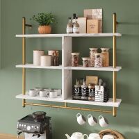 Wall Mounted Floating Pipe Shelving 3 Tier 41.5"