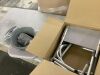 HOMLAND Bedside Commode with Padded Seat and Backrest - 3