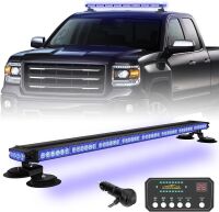 37 Inch 104 LED Roof Top Blue Emergency Light