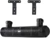 KEMIMOTO 28-Inch UTV Sound Bar with 2 Tweeters & 4 Subwoofers, Bluetooth-Compatible, AUX & USB Ports, 500W, Both Fits 1.56"-2.25" Roll Bars & Golf Cart Mounts