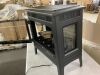 Duraflame Freestanding Electric Fireplace Stove Heater with 3D Flame Effect for 1,000 Sq. Ft. Room, Black - 5