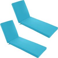 Outdoor Chaise Lounge Cushions, Set of 2
