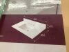 Home Decorators Collection 37 in. W x 22 in D Quartz white Rectangular Single Sink Vanity Top in Snow Orchid - 3