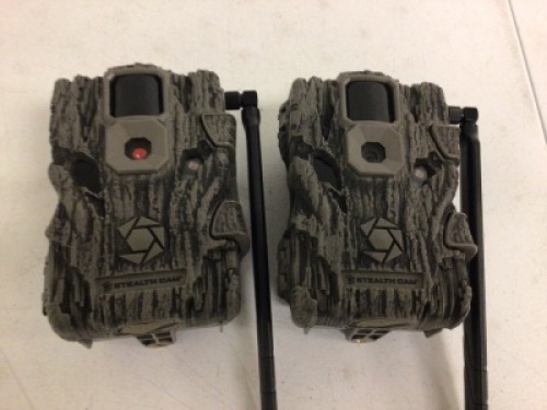 Lot of (2) Stealth Cam&nbsp;Trail Cameras, Cameras Only, E-Commerce Return, Sold as is