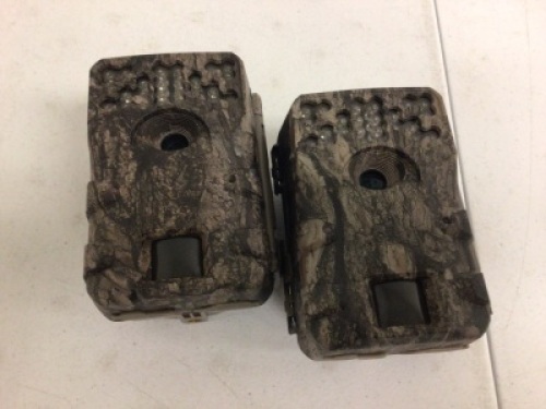 Lot of (2) Moultrie Trail Cameras, Cameras Only, E-Commerce Return, Sold as is