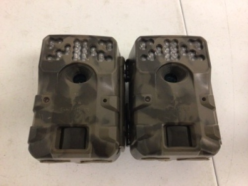 Lot of (2) Moultrie Trail Cameras, Cameras Only, E-Commerce Return, Sold as is