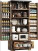 Pantry Cabinet with Adjustable Shelves and Drawer
