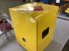 12 Gallon Yellow Safety Storage Cabinet for Flammable Liquids - Dented - 2