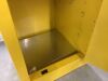 12 Gallon Yellow Safety Storage Cabinet for Flammable Liquids - Dented - 3