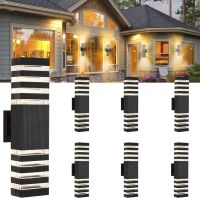 18.3inch 6pack LED Square Up&Down Outdoor Wall Lights