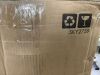 Full Folding Portable Gray Mattress Topper w/ Plush Foam - 4in - 4