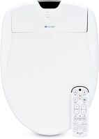 Brondell Bidet Toilet Seat S1400, Dual Stainless-Steel, Self-Cleaning Nozzle With Clean Plus Technology, Warm Air Dryer, Nightlight, Heated Seat, Elongated
