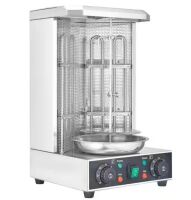 VEVOR Portable Electric Shawarma Grill Machine with 2 Burners, 13 lb.