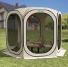 Werph 10 ft. x 10 ft. Beige Portable Canopy Tent with Mesh Mosquito Net
