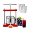VEVOR Manual Fruit Press with 2 Barrels