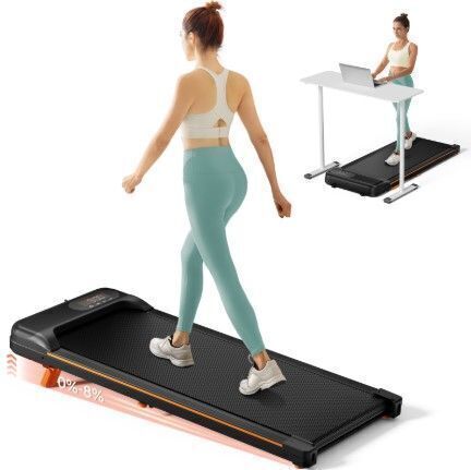 Walking Pad, Under Desk Treadmill with Incline for Home Office