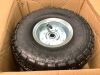 (2 Pack) RRQ 10 Inch Pneumatic Wheel 4.10/3.50-4 Tire, 10" Pneumatic Wheels - 2