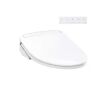 TOTO KS6 Washlet Electric Heated Bidet Seat for Elongated Toilet in Cotton White