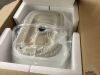 Eridanus Salerno 18 in. x 13 in. Crisp White Vitreous China Rectangular Bathroom Vessel Sink - 3