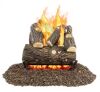 Pleasant Hearth Willow Oak 18 in. Vented Gas Log Set