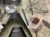 CUISINART 31 in. x 31 in. Steel Chimenea Propane Fire Pit - Missing 1 Tank Holder Assembly Bar - 7