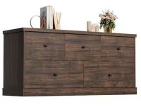 LACOO 45 in. Wide Wooden Dresser with 5 Drawers