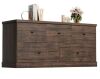 LACOO 45 in. Wide Wooden Dresser with 5 Drawers