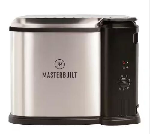 Masterbuilt 10 Liter XL Electric Fryer, Boiler, Steamer in Silver