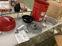 Americana 4-in-1 Electric or Charcoal Smoker and Grill - 2 Lids & No Base Piece