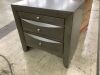 Madison 2-Drawer Gray Nightstand - 2