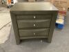 Madison 2-Drawer Gray Nightstand - 2