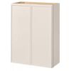 Hampton Bay Leyton 27 in. W x 12 in. D x 36 in. H Ready to Assemble Plywood Slim Shaker Wall Kitchen Cabinet in Antique White