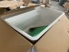 BigTub Utilatub Combo 40 in. x 24 in. 33 in. Polypropylene Floor Mount Utility Tub with Pull-Out Faucet in White - 2