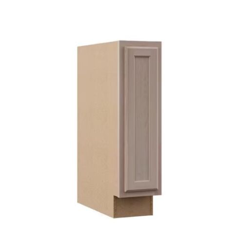 Hampton Bay Recessed Panel 9 in. W x 24 in. D x 34.5 in. H Assembled Base Cabinet in Unfinished