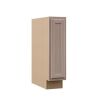 Hampton Bay Recessed Panel 9 in. W x 24 in. D x 34.5 in. H Assembled Base Cabinet in Unfinished