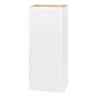 Hampton Bay Avondale 18 in. W x 12 in. D x 42 in. H Ready to Assemble Plywood Shaker Wall Kitchen Cabinet in Alpine White