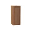 Hampton Bay Sinclair 12 in. W x 12 in. D x 30 in. H Assembled Wall Cabinet in Shaker Saddle Oak