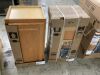 Lot of (4) Hampton Bay Medium Oak Cabinets & (1) End Panel - 4