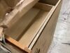 Lot of (4) Hampton Bay Medium Oak Cabinets & (1) End Panel - 9