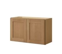 Hampton Bay Avondale 30 in. W x 12 in. D x 18 in. H Ready to Assemble Plywood Shaker Wall Bridge Kitchen Cabinet in White Oak