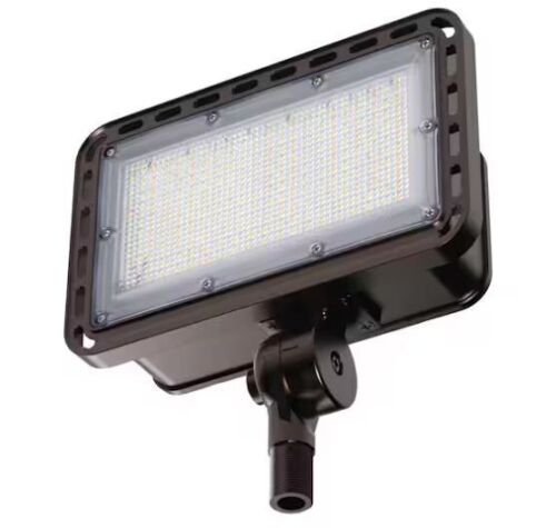 Feit Electric 4000/6000/8000 Lumen Select Integrated LED Selectable 5CCT Bronze Dusk to Dawn Commercial Ground/Wall Flood Light