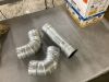 DuraVent PelletVent for Multi-Fuel 3in. Diameter X 12in. Straight Pipe Length & (2) 90 Degree Elbows
