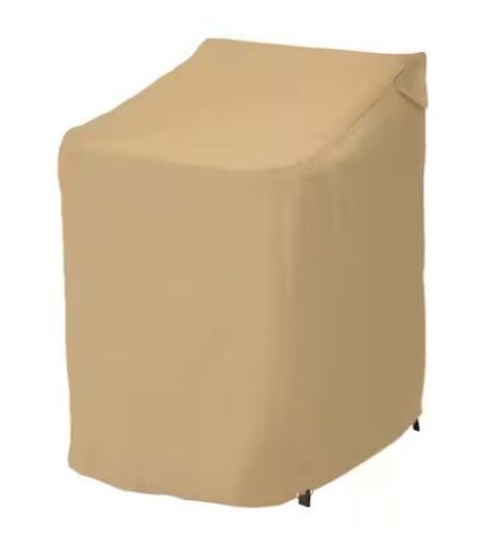 Lot of (2) Classic Accessories Terrazzo Stackable Patio Chairs Cover