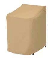 Lot of (2) Classic Accessories Terrazzo Stackable Patio Chairs Cover