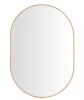 StyleWell Medium Modern Oval Gold Framed Mirror (22 in. W x 32 in. H)