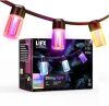 LIFX 12-Light 24 ft. Outdoor Plug-In RGB Integrated LED Smart Wi-Fi String Light, Works with Alexa/Hey Google/HomeKit/Siri