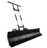 2-Wheel Snow Pusher w/ Adjustable Handle, Reflective Tape - 48in