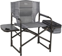 Timber Ridge Laurel Director's Chair with Coolr Bag & Side Table, Grey - Appears New in Damaged Box&nbsp;